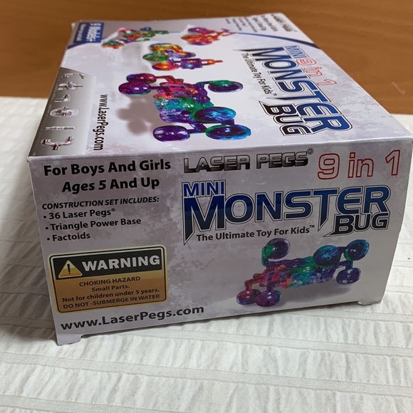 Laser Pegs - Light-Up Building Set - Mini Monster Bug - Picture 15 of 16